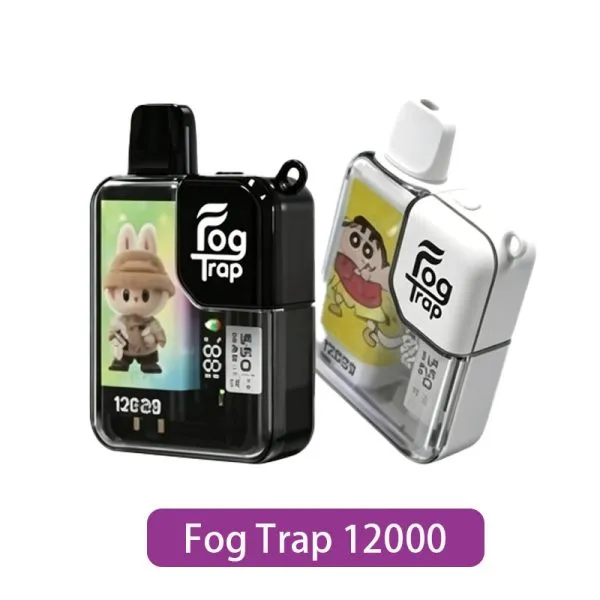 【Fog Trap】12000口一次性電子煙|LABUBU×蠟筆小新