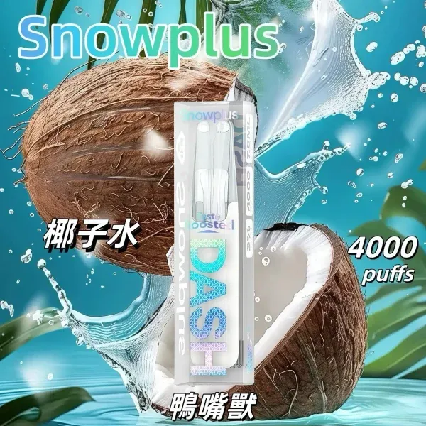 【Snowplus】DASH 4000口一次性電子煙|陶瓷芯